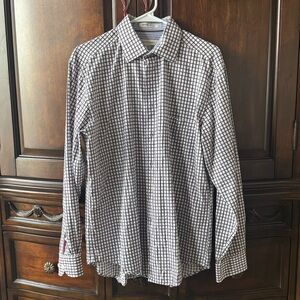 Pronto Uomo men’s dress shirt checkered
